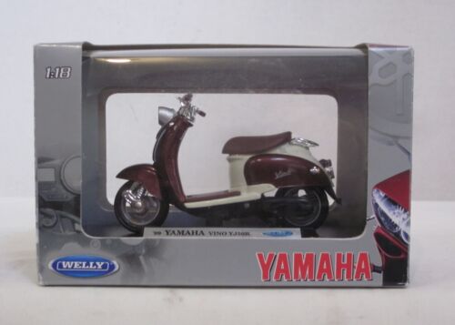 Welly 1:18 Die-Cast YAMAHA VINO YJ50R Motor Scooter NEW in Box
