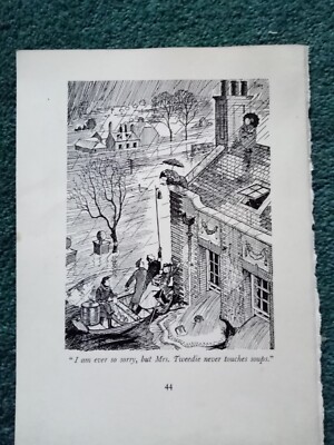 El113 Ephemera 1939 Punch Cartoon Mrs Tweedie Never Touches Soups 