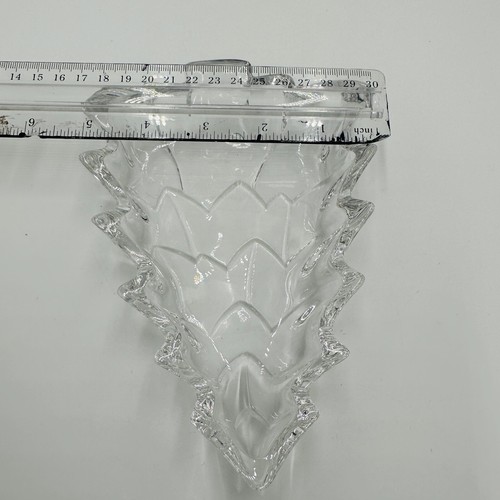 Marquis Waterford Candy Dish Crystal Christmas Tree Shape Clear Tray Serveware - Picture 12 of 14