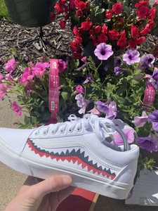 purple bape vans
