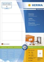 Herma Universal-Etiketten Premium, 97,0 X 42,3 Mm, Weiß