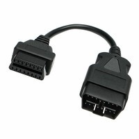 OBD 2 II VerläNgerung Kabel Stecker Auf Buchse 20 Cm 16 Pin Diagnose Interface