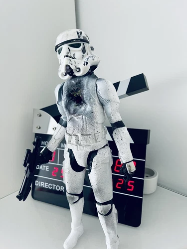 No Hot Toys 1/6 Star Wars Stormtrooper Custom Battle Damage