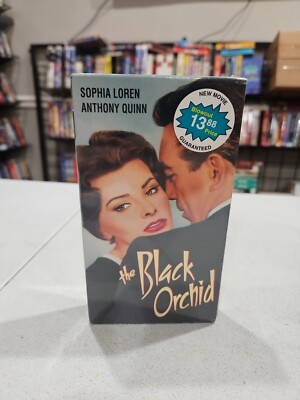 VHS: BLACK ORCHID SOPHIA LOREN-ANTHONY QUINN   BUY 5 GET 5 FREE   FREE SHIPP