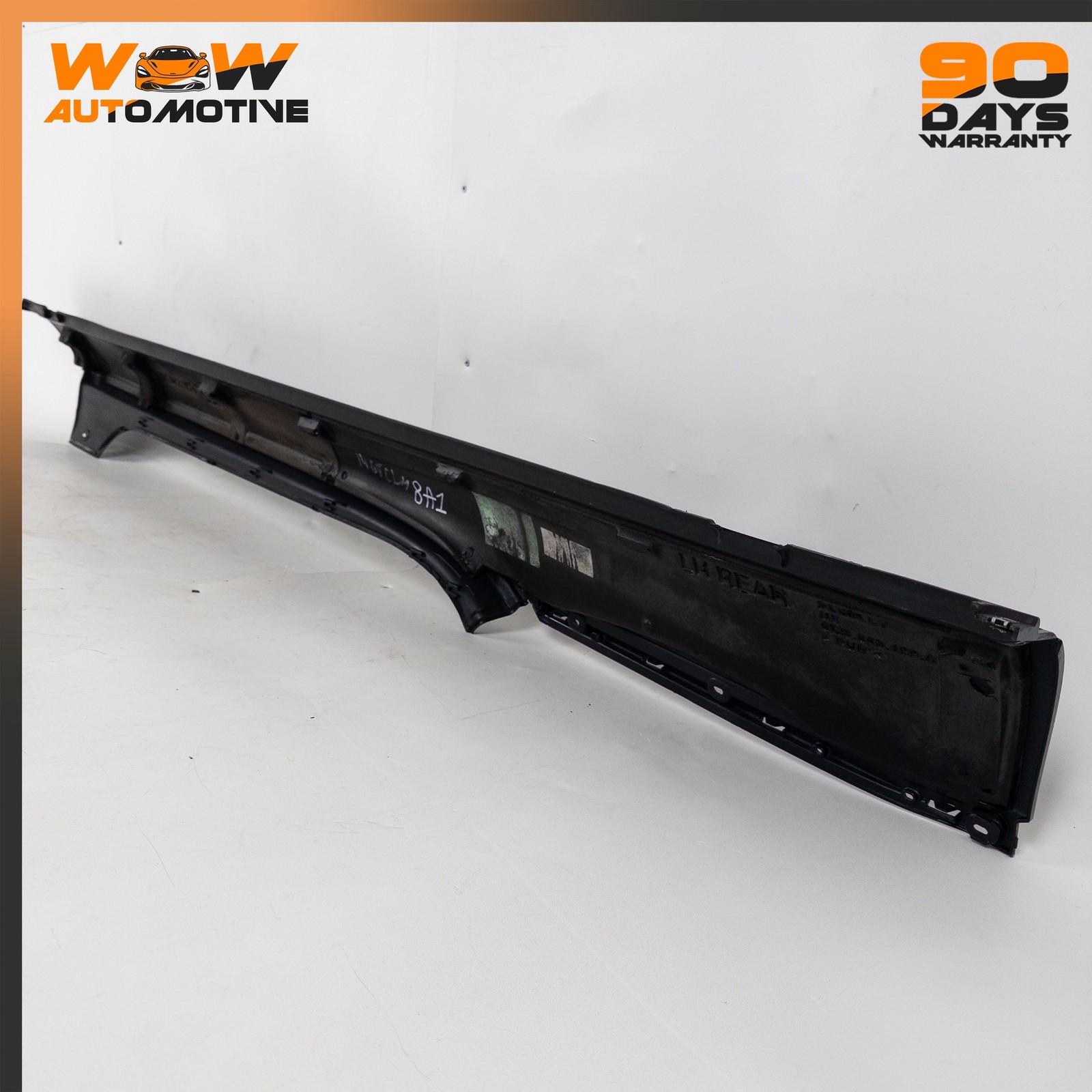 12-17 BENTLEY CONTINENTAL GT LEFT DRIVER SIDE SKIRT ROCKER PANEL TRIM BLACK OEM