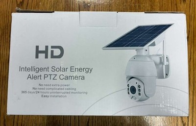 Intelligent Alert PTZ Solar Energy Outdoor Camera