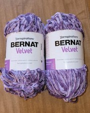 Yarnspirations Bernat Velvet Yarn Gray Orchid...