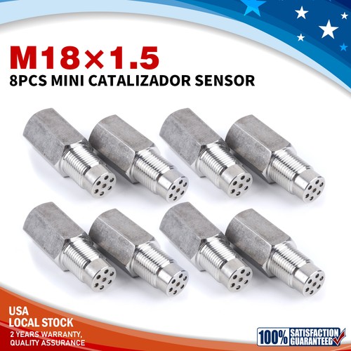 8PCS Mini catalizador sensor FREE KEYCHAIN
