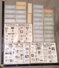 Large Lot of 1930 Poll Parrot Shoe Money "Roger's Shoes Decatur 48, Illinois"