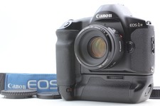 MINT Canon EOS-1N HS BP-E1 35mm Film Camera EF 50mm F1.8 II Lens From JAPAN