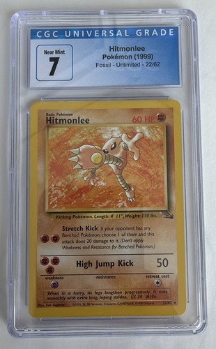 Hitmonlee (Unlimited) graded CGC 7 for sale on eBay