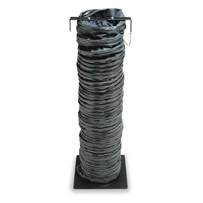Allegro Industries 9500-25Ex Statically Conductive Duct,25 Ft.,Black