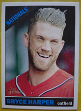 2015 Topps Heritage #440 - Bryce Harper - COLOR Swap Variation - SSP