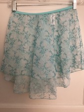 Wear Moi Ballet skirt. Green flower design. Size XS/S