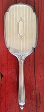 Vtg Sterling Silver Hand Mirror Heavy Hallmark Nice Condition 352g
