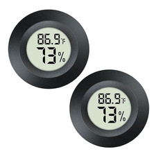 Digital Hygrometer Thermometer 2 Pack Indoor Outdoor Humidity Meter Reptile