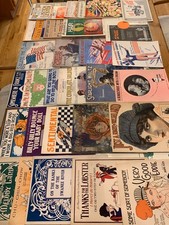 Lot of 30 VINTAGE Sheet Music 1920s-1940s