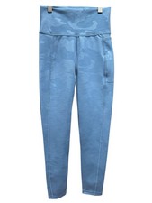 Sweaty Betty Super Sculpt 7/8 Yoga Leggings Stellar Blue Camo - Size XS - BNWT 