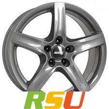 Alutec Grip graphit 6x15" ET38 LK4 100 ML 63.3 Alufelgen 15 Zoll