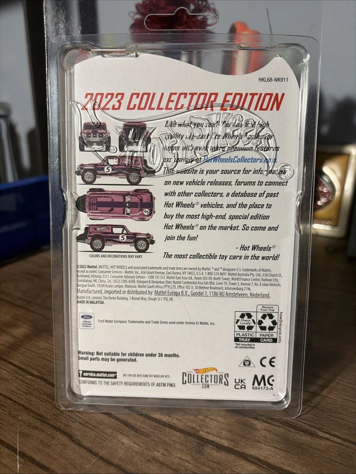 Ford Bronco R Kroger 2023 edición coleccionista Hot Wheels púrpura por correo Foto 3 de 3