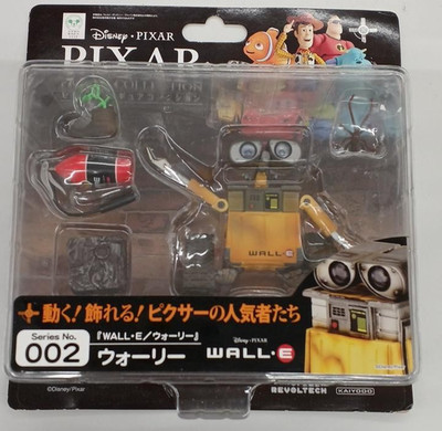 Revoltech Disney Pixar Figure Collection 002 WALL-E Figur 2,95 Zoll / 75 mm...