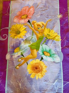 Tinker Bell Disney Toddler Comforter Crib Bedding Reversible 41”x 56”