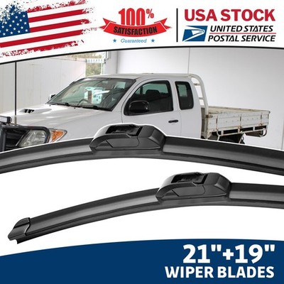 Wiper Blade 21''&19'' Windshield Premium OEM J/U-Hook For Toyota Matrix 2003-2008