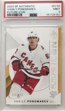 Vasily Ponomarev 2024-25 Upper Deck SP Authentic Future Icon #FI-50 PSA 9 (RC)