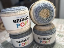 Bernat Pop! Set Of 4 In Foggy Notion #4 280yd...