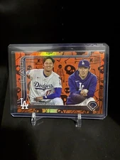 2025 Topps Update - Rising Sons Shohei Ohtani & Roki Sasaki SSP Skeleton /50