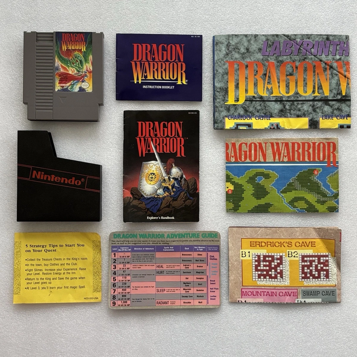 ドラゴンクエスト北米版 DRAGON WARRIOR (NES) 箱説明書付き default.jpg