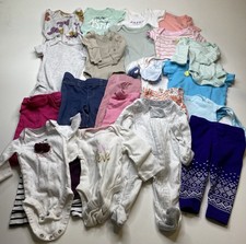     Girl Newborn-9 Months Assorted Lot Baby Clothes     