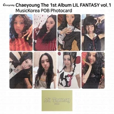 TWICE Chaeyoung 1st Album Lil Fantasy Vol.1 MusicKorea POB Photocard KPOP K-POP