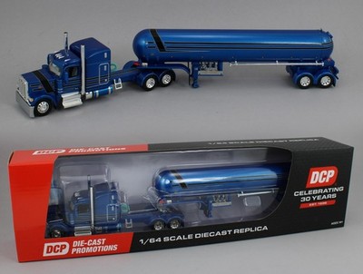 DCP 1:64 *BLUE & BLACK* Peterbilt 589 70'' Midroof w/MISSISSIPPI LP TANKER NIB!