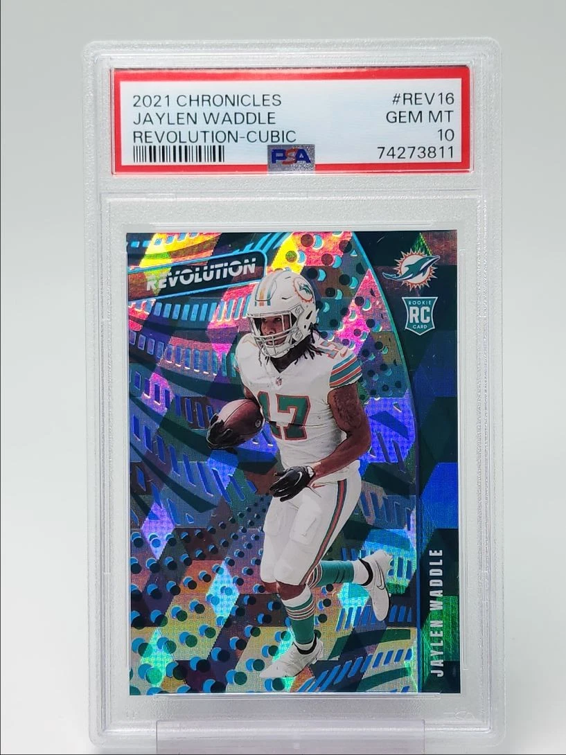 Jaylen Waddle Panini Chronicles Revolution #REV16 Cubic