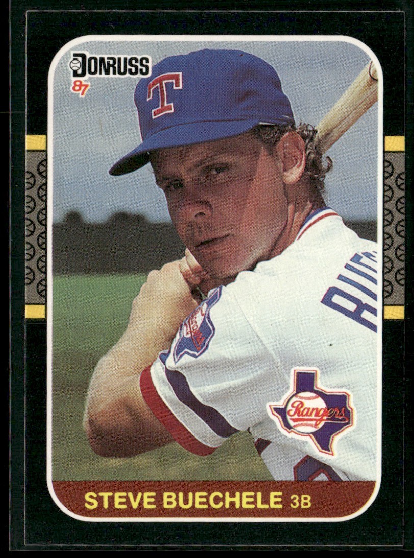 1987 Donruss Steve Buechele Texas Rangers #180