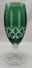 Ajka Arabella (1) Iced Tea Glass, 7 3/4" Green Crystal