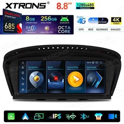 8,8'' Für BMW E60 E90 E91 E92 E93 M5 CCC Autoradio Android 14 8G 256GB GPS Navi