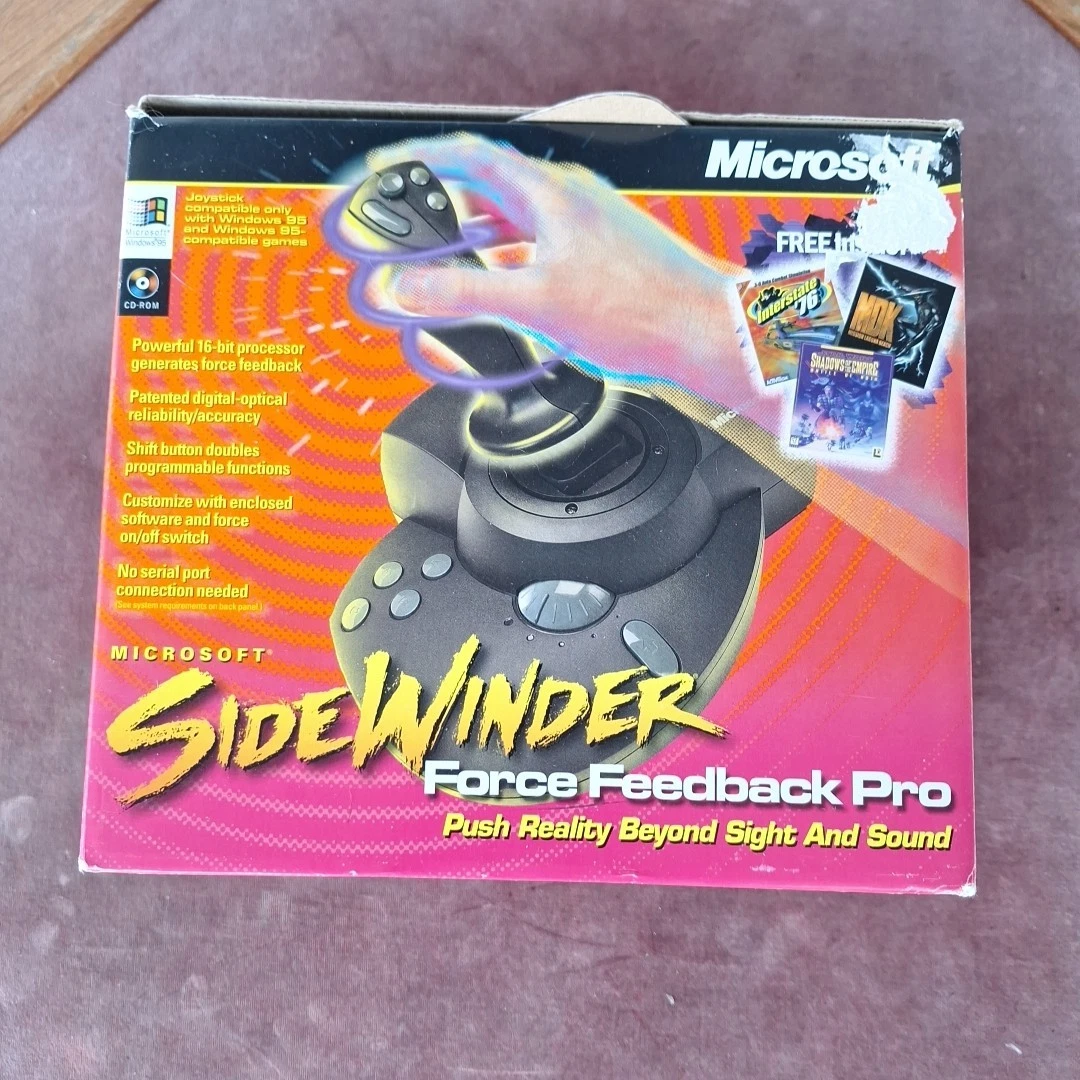 Microsoft Sidewinder Force Feedback for sale | eBay