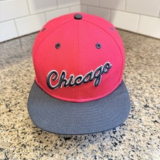 New Era 59FIFTY Chicago Bulls Hardwood Classics Fitted Hat Cap Red Black Size 7