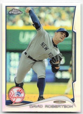 2014 Topps Chrome #15 David Robertson Refractors
