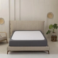 Stretchy Box Spring Cover King Size - Jersey Knit & Stretchy Wrap Around 4 Sides