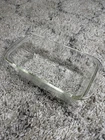 Pyrex Loaf Pan Baking Dish #215 Clear 9x5x3 Vintage USA 1.5 qt