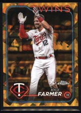 2024 Topps Chrome Sapphire Edition #379 Kyle Farmer Gold #/50 Minnesota Twins