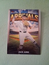 2025 Topps Finest - Arrivals Jace Jung #A-4 (RC)