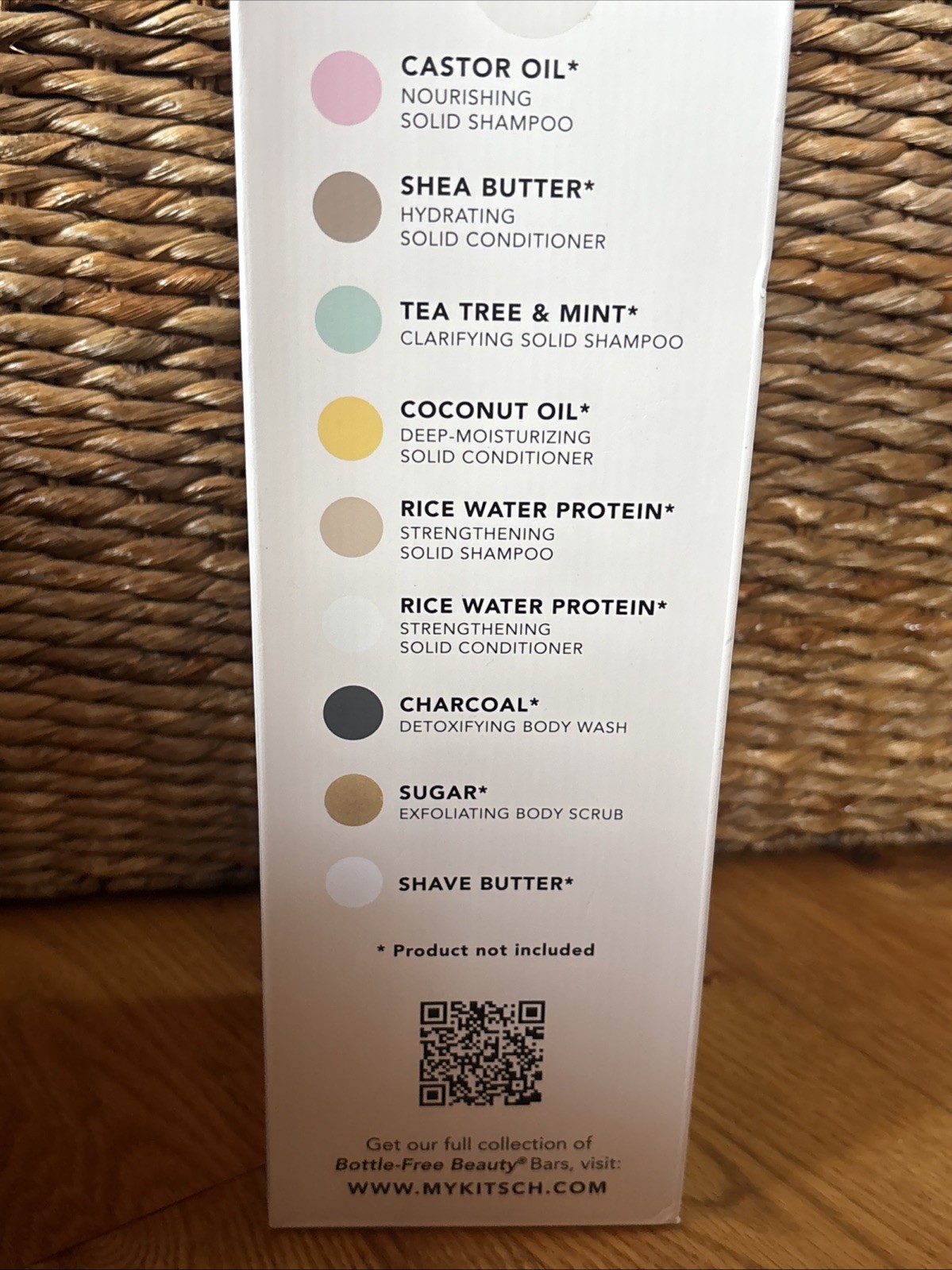 Kitsch Self Draining Shower Caddy w/ Suction Cup Rust Proof Bar Soap Holder New