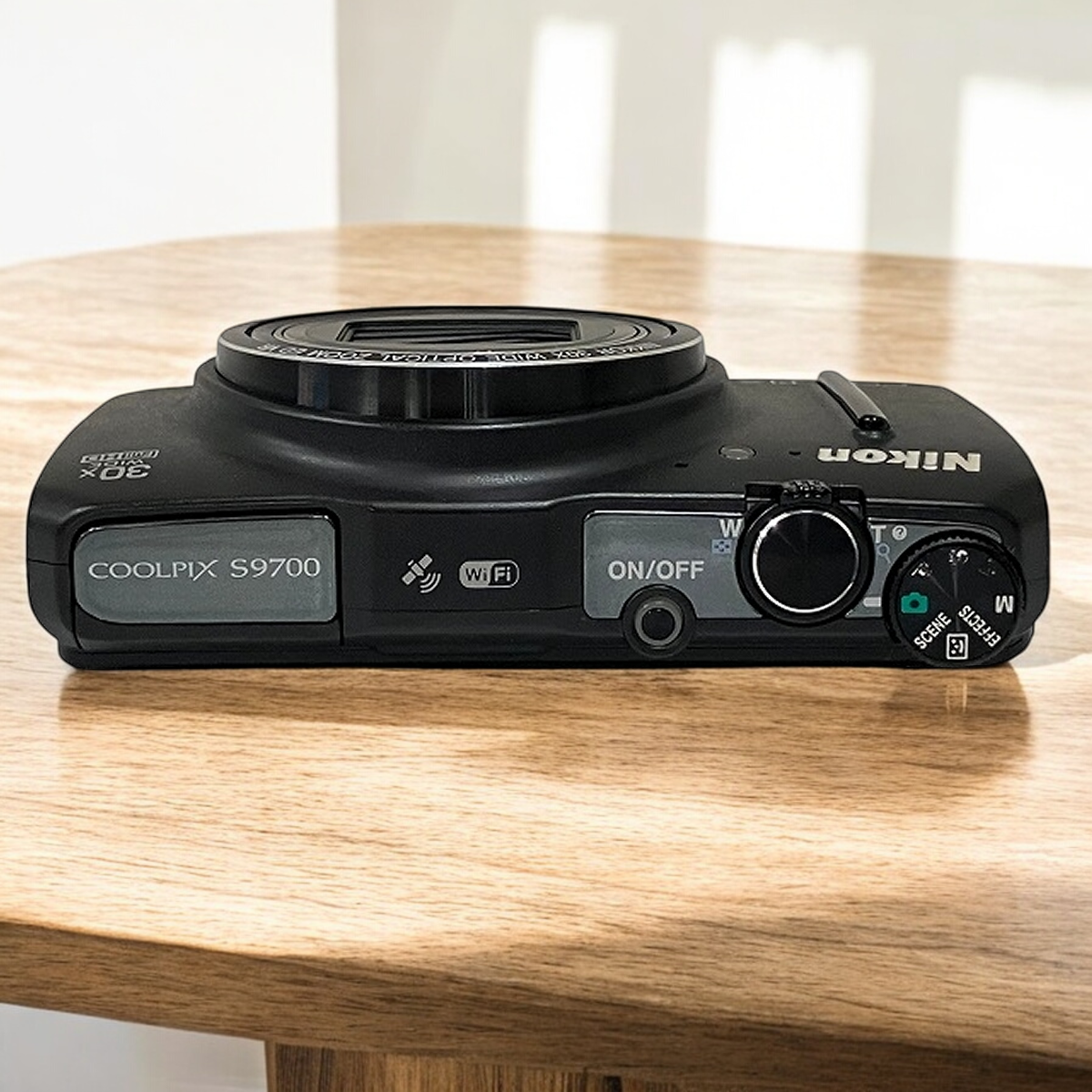 Nikon COOLPIX S9700 16.0MP WiFi 30X Wide Full HD Video Black [Near