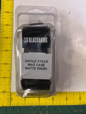 Blackhawk Single Stack Double Mag Case 410500PBK Matte Finish