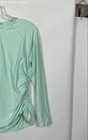 Calia Women's Swim Zip Up Rashguard Brook Green Ruched UPF 50+ NWT Size L — photo 4