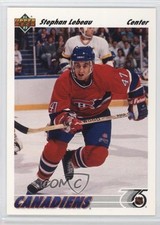 1991-92 Upper Deck Stephan Lebeau #261 0a4